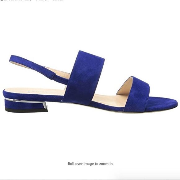 Aquatalia Adina Blue Suede sandal NWT - Picture 2 of 7